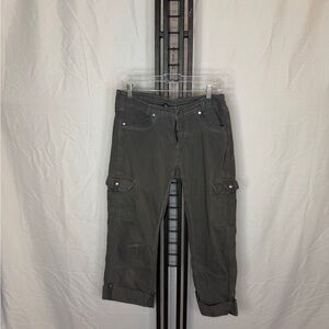 Kuhl Charcoal Straight Leg Cargo‎ Pants